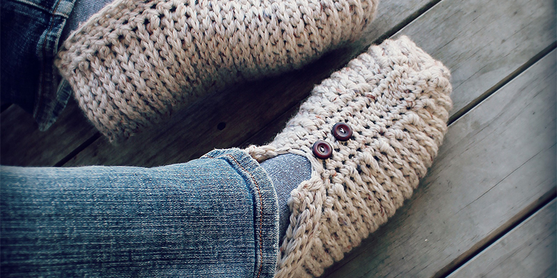 Chunky Ribbed Slippers