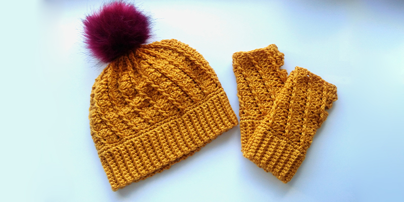Spiral Hat and Mitts