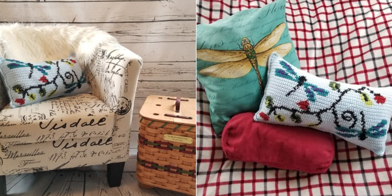 Flight of the Dragonfly Pillow