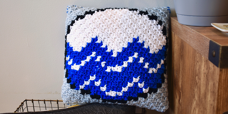 Ocean Waves Pillow