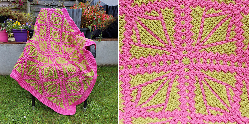 Centrepoint Mosaic Crochet Blanket