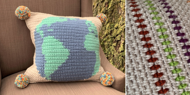 Around the World Accent Pillow
