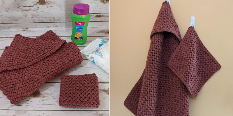 Jadesola Hooded Towel & Washcloth